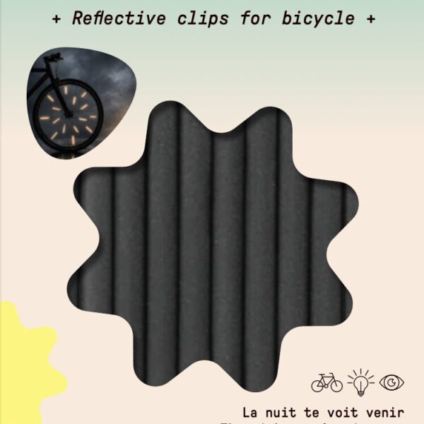 Réflecteurs Rayons — Sécurité & Style<span> - </span>Gris anthracite