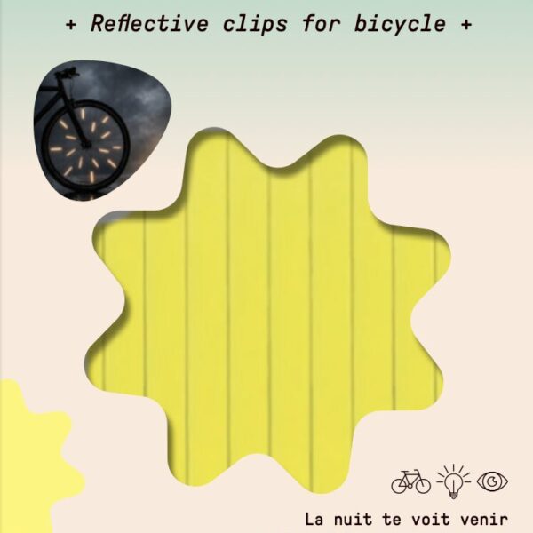 Réflecteurs Rayons — Sécurité & Style<span> - </span>Jaune fluo