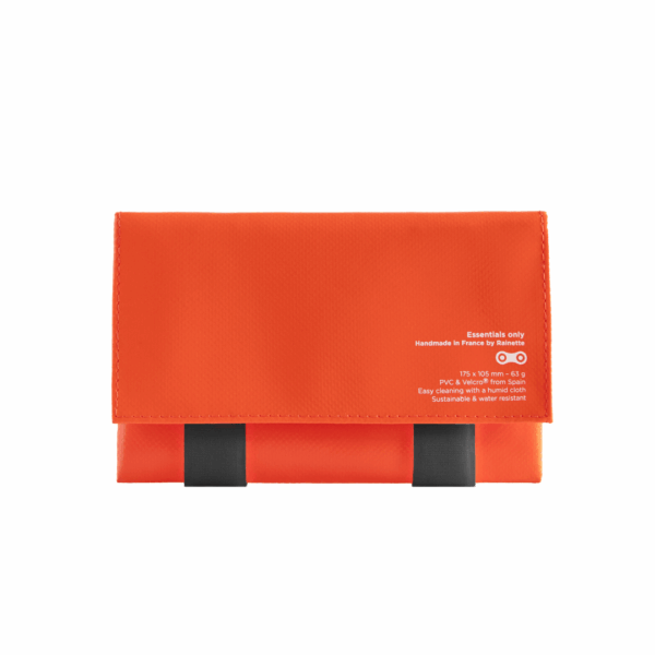 La véloche, la pochette qui s'accroche où tu veux !<span> - </span>Orange
