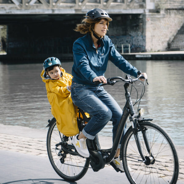 Imperméable pour siège vélo<span> - </span>Jaune