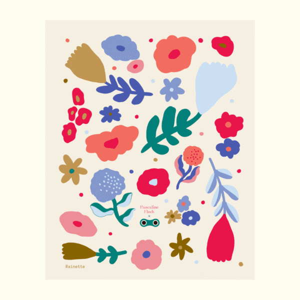 Stickers Réfléchissants — Visibilité & Style<span> - </span>Fleurs